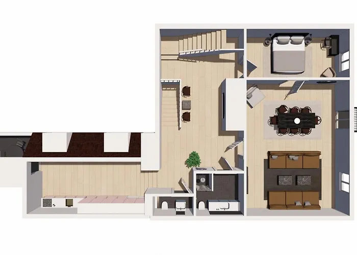 Modern 3Br Duplex Apartment In Nyhavn W Private Balcony